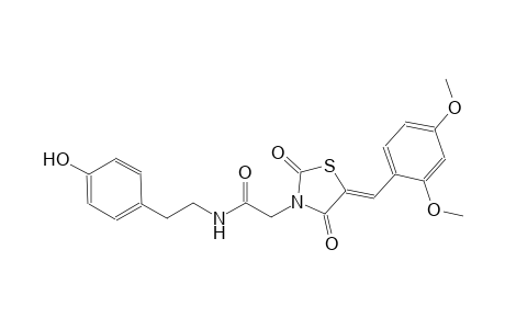 3-thiazolidineacetamide, 5-[(2,4-dimethoxyphenyl)methylene]-N-[2-(4-hydroxyphenyl)ethyl]-2,4-dioxo-, (5Z)-