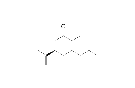 3(R)-3-Isopropenyl-5-propyl-6-methylcyclohexanone
