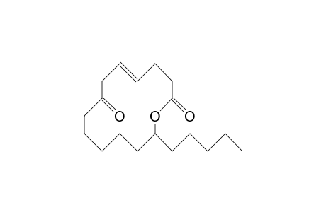 (E)-2,8-Dioxo-14-pentyl-oxa-cyclotetradec-5-ene