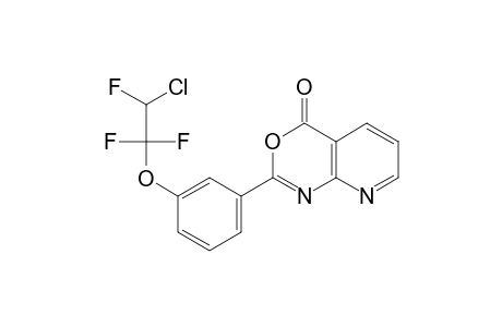 4H-Pyrido[2,3-d][1,3]oxazin-4-one, 2-[3-(2-chloro-1,1,2-trifluoroethoxy)phenyl]-