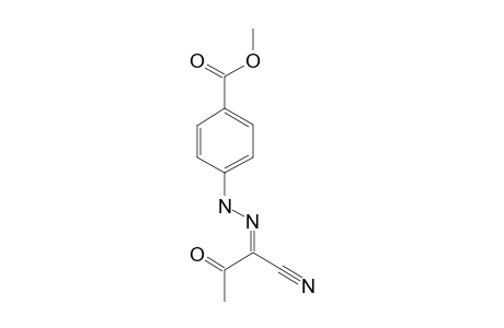 2-(4-METHOXYCARBONYLPHENYL)-HYDRAZONO-3-OXOBUTANENITRILE