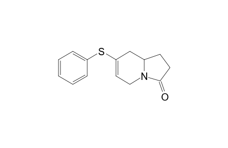 7-(Phenylthio)-1,2,3,5,8,8a-hexahydro-3-indolizinone