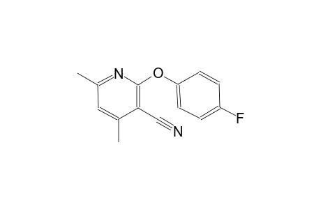 2-(4-Fluoro-phenoxy)-4,6-dimethyl-nicotinonitrile