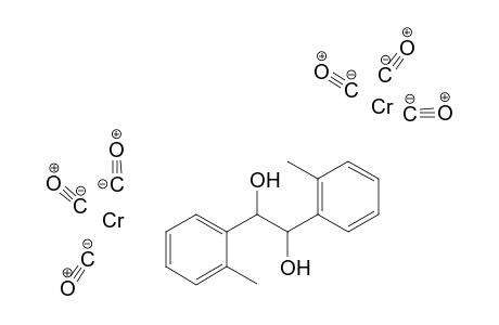 1,2-Bis[tricarbonyl(o-methylbenzyl)chromium]-1,2-dihydroxyethane complex