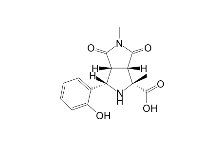 4-(2-Hydroxyphenyl)-2,7-dimethyl-6,8-dioxo-3,7-diazabicyclo[3.3.0]octane-2-carboxylic acid