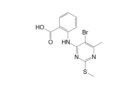N-[5-BROMO-6-METHYL-2-(METHYLTHIO)-4-PYRIMIDINYL]ANTHRANILIC ACID