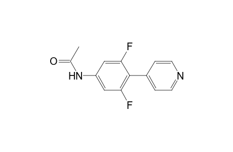 N-(3,5-difluoro-4-pyridin-4-ylphenyl)acetamide
