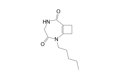 2,3,4,5,6,7-Hexahydro-1-pentyl-1H-cyclobuta[e][1,4]diazepine-2,5-dione