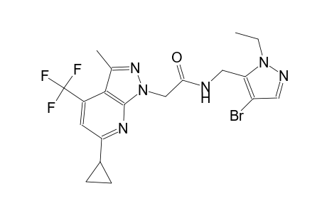1H-pyrazolo[3,4-b]pyridine-1-acetamide, N-[(4-bromo-1-ethyl-1H-pyrazol-5-yl)methyl]-6-cyclopropyl-3-methyl-4-(trifluoromethyl)-