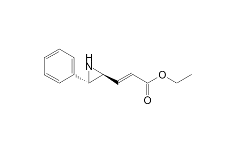(E)-3-((2S,3S)-3-Phenyl-aziridin-2-yl)-acrylic acid ethyl ester