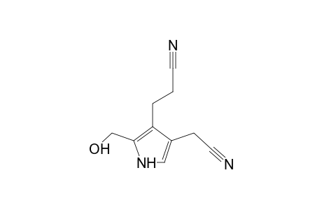 1H-Pyrrole-3-propanenitrile, 4-(cyanomethyl)-2-(hydroxymethyl)-