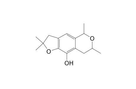 5H-Furo[2,3-g][2]benzopyran-9-ol, 2,3,7,8-tetrahydro-2,2,5,7-tetramethyl-