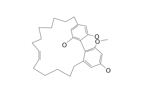 METHYLDEHYDROGRAVIPHANE;(Z)-1'-METHOXY-1,2,3'-TRIHYDROXYTURRI-8''-ENE