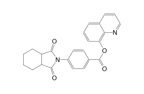 benzoic acid, 4-(octahydro-1,3-dioxo-2H-isoindol-2-yl)-, 8-quinolinyl ester