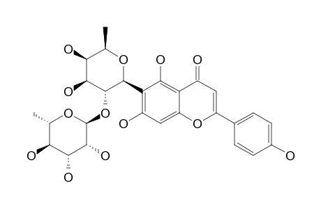 APIGENIN-6-C-(2''-O-ALPHA-L-RHAMNOPYRANOSYL)-BETA-FUCOPYRANOSIDE
