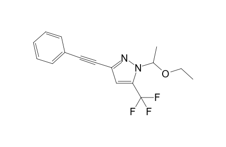 1-(1-Ethoxyethyl)-3-(phenylethynyl)-5-(trifluoromethyl)-1H-pyrazole