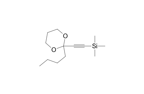 Silane, [(2-butyl-1,3-dioxan-2-yl)ethynyl]trimethyl-