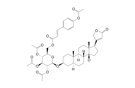 6'-O-(E-4-HYDROXYCINNAMOYL)-DESGLUCOUZARIN-TETRAACETATE