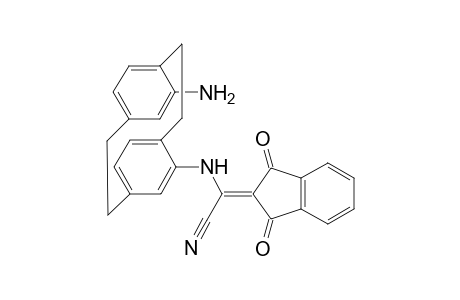 4-Amino-13(2'-cyanomethyleneindane-1',3'-dionyl)amino[2.2]paracyclophane