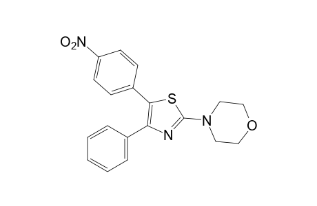 4-[5-(p-nitrophenyl)-4-phenyl-2-thiazolyl]morpholine