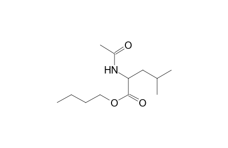 Butyl 2-acetamido-4-methylpentanoate