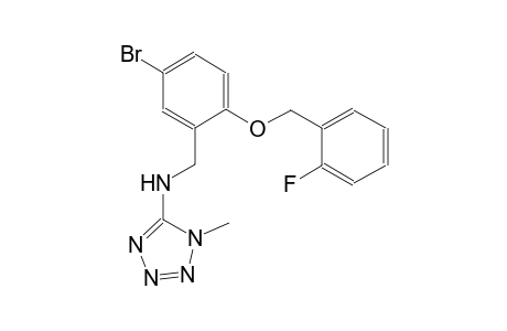N-{5-bromo-2-[(2-fluorobenzyl)oxy]benzyl}-1-methyl-1H-tetraazol-5-amine