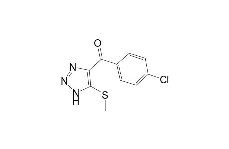 4-(4-Chlorobenzoyl)-5-methylthio-1H-1,2,3-triazole