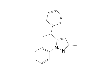 3-Methyl-1-phenyl-5-(1-phenylethyl)pyrazole