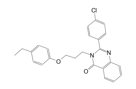 4(3H)-quinazolinone, 2-(4-chlorophenyl)-3-[3-(4-ethylphenoxy)propyl]-