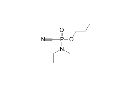 O-propyl N,N-diethyl phosphoramido cyanidate