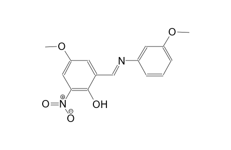 phenol, 4-methoxy-2-[(E)-[(3-methoxyphenyl)imino]methyl]-6-nitro-