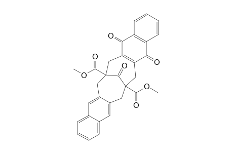 Dimethyl 5,18,19-trioxo-5,6,7,8,15,16,17,18-octahydro-7,16-methanodinaphto(2,3-a:2',3'-f)cyclodecene-7,16-dicarboxylate