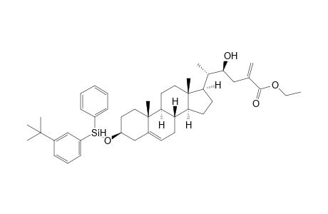 (22S)-3.beta.-tert-Butyldiphenylsiloxy-24-methylene-22-oxy-chol-5-ene-24-carboxylic acid ethyl ester
