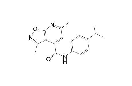 isoxazolo[5,4-b]pyridine-4-carboxamide, 3,6-dimethyl-N-[4-(1-methylethyl)phenyl]-