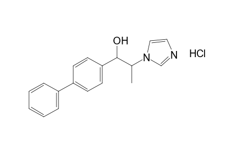 alpha-(4-biphenylyl)-beta-methylimidazole-1-ethanol, monohydrochloride