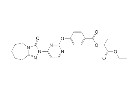 2-[2'-(4"-<Ethoxycarbonyl-propoxy>phenoxy)pyrimidin-4'-yl)-6,7,8,9-tetrahydro-2H-(1,2,4)-triazolo[4,3-a]azepin-3(5H)-one