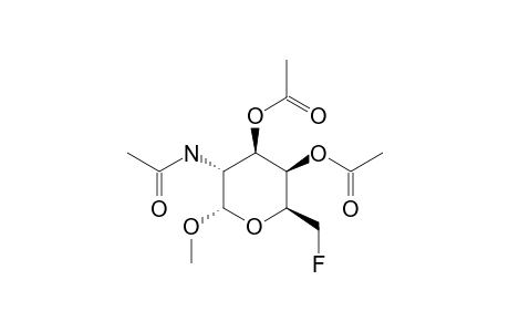 METHYL-2-ACETAMIDO-3,4-DI-O-ACETYL-2,6-DIDEOXY-6-FLUORO-ALPHA-D-GALACTOPYRANOSIDE