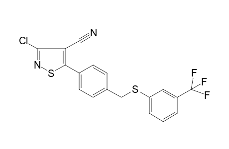 Isothiazle-4-carbonitrile, 3-chloro-5-[4-[(3-trifluoromethylphenyl)thiomethyl]phenyl]-