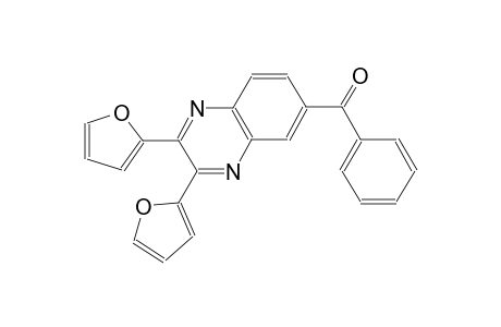 methanone, [2,3-di(2-furanyl)-6-quinoxalinyl]phenyl-