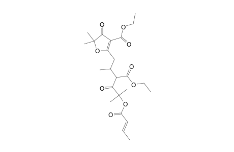 #74;ETHYL-[2-[5-[(E)-BUT-2-ENOYLOXY]-3-(ETHOXYCARBONYL)-2,5-DIMETHYL-4-OXO-HEXYL]-5,5-DIMETHYL-4-OXO-4,5-DIHYDROFURAN-3-YL]-CARBOXYLATE;MORE-RAPID-ELUTING-DIAS
