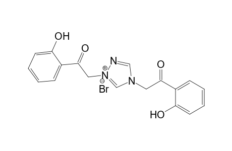1,4-Bis(2-hydroxyphenacyl)-1H-1,2,4-triazolium bromide