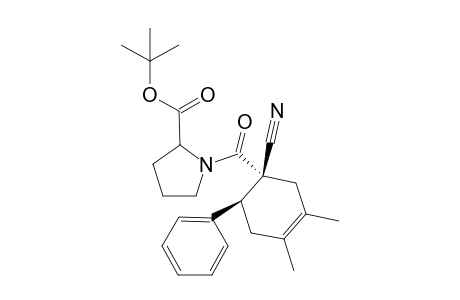 t-Butyl 1-[(1R,6S)-(1'-cyano-3',4'-dimethyl-6'-phenylcyclohex-3'-enyl)carbonyl]-tetrahydro-1H-pyrrole-2-carboxylate