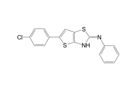2-Phenylimino-5-(4-chlorophenyl)-2,3-dihydro-thieno[2,3-d]thiazole