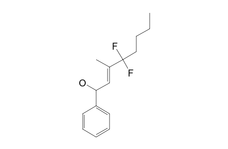 (E)-4,4-DIFLUORO-3-METHYL-1-PHENYLOCT-2-EN-1-OL
