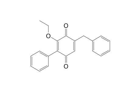 3-Ethoxy-2-phenyl-5-(phenylmethyl)-2,5-cyclohexadiene-1,4-dione