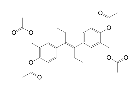 trans-3,3'-(3-hexene-3,4-diyl)bis[6-hydroxybenzyl alcohol], tetraacetate