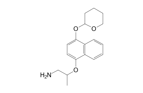 2-((4-((tetrahydro-2H-pyran-2-yl)oxy)naphthalen-1-yl)oxy)propan-1-amine