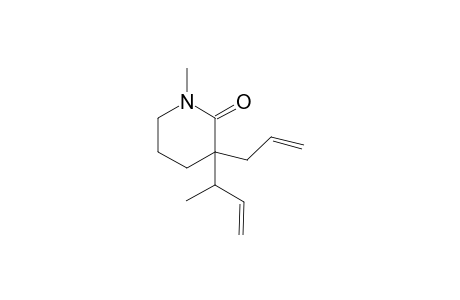 3-(But-3'-en-2'-yl)-1-methyl-3-(prop-2'-en-1'-yl)piperidin-2-one