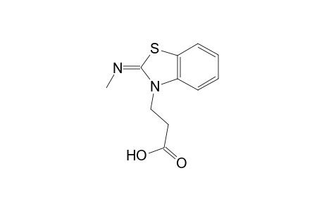 2-(N-methyl-N-(2-carboxyethyl)amino)benzothiazoline