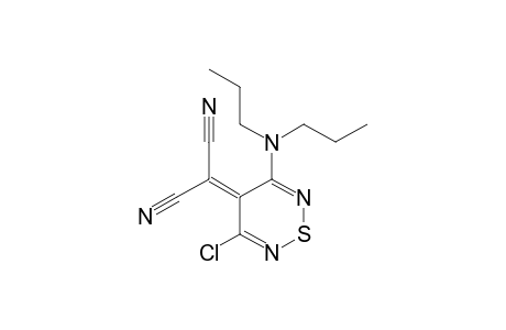 2-[3-chloro-5-(dipropylamino)-4H-1,2,6-thiadiazin-4-ylidene]malononitrile